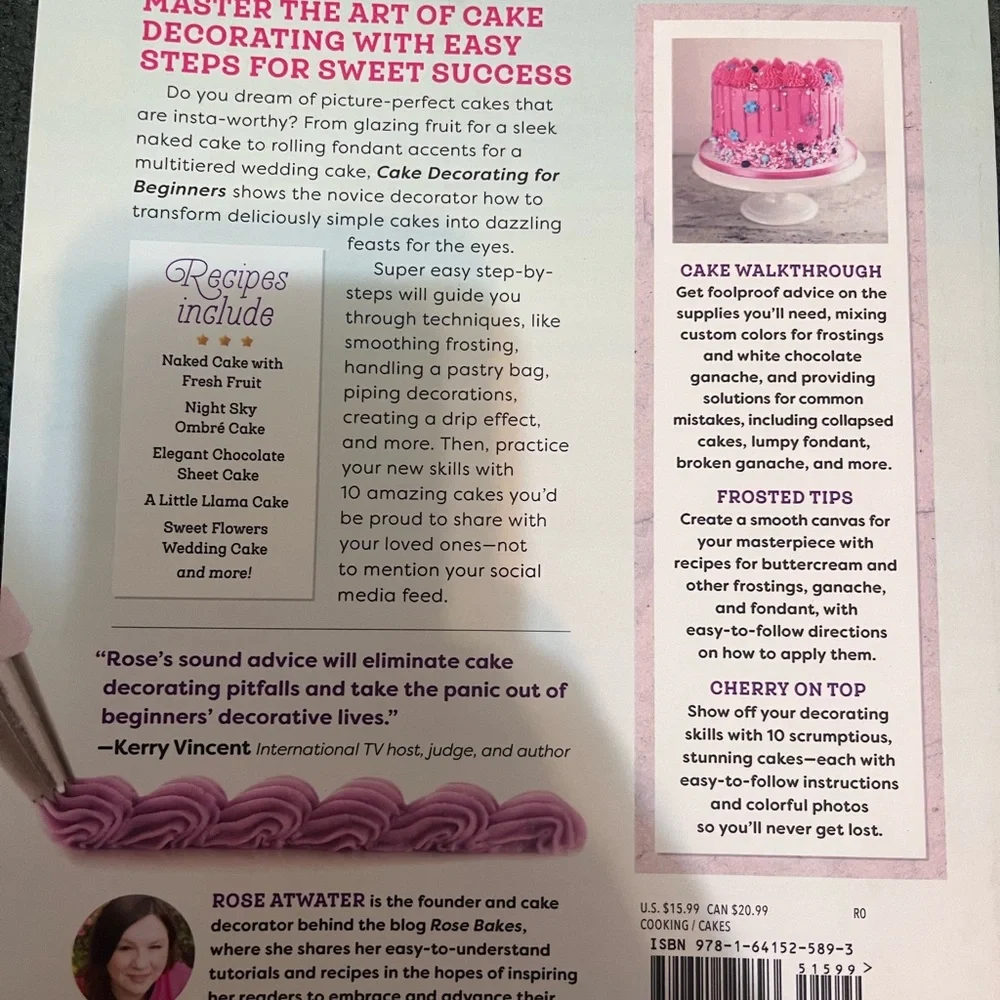 Cake Decorating for Beginners Book